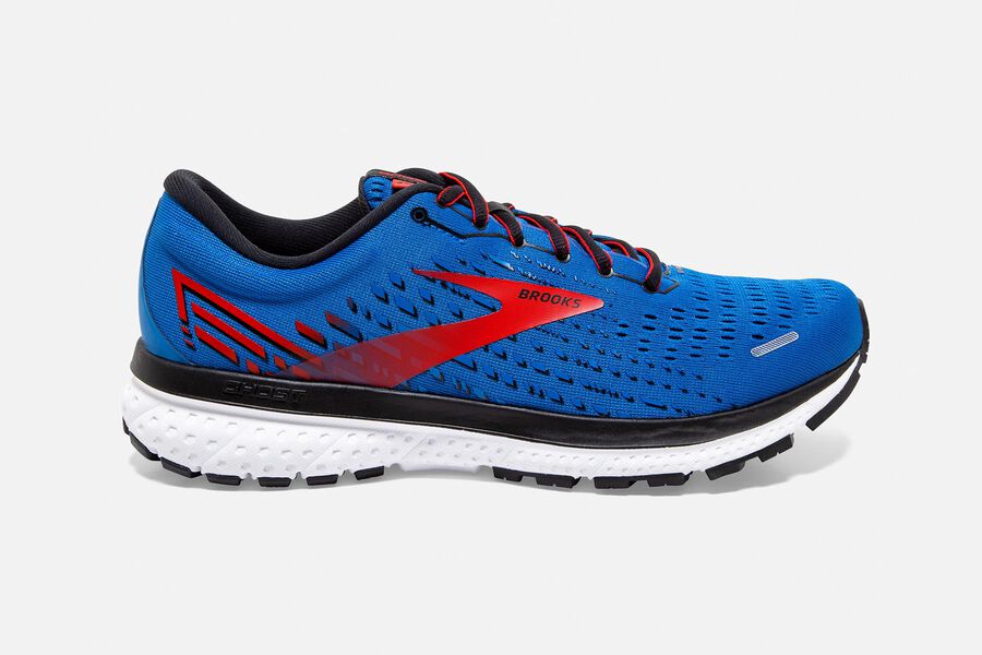 Brooks Ghost 13 Road Loopschoenen Heren - Blauw/Rood/Wit - 241908NAU